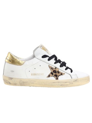Белые сникерсы GOLDEN GOOSE: фото - Invogue